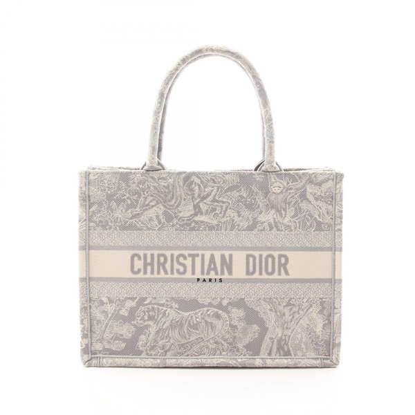 ディオール BOOK TOTE ブックトート ミディアム トワル ドゥ ジュイ トートバッグ バッグ レディース