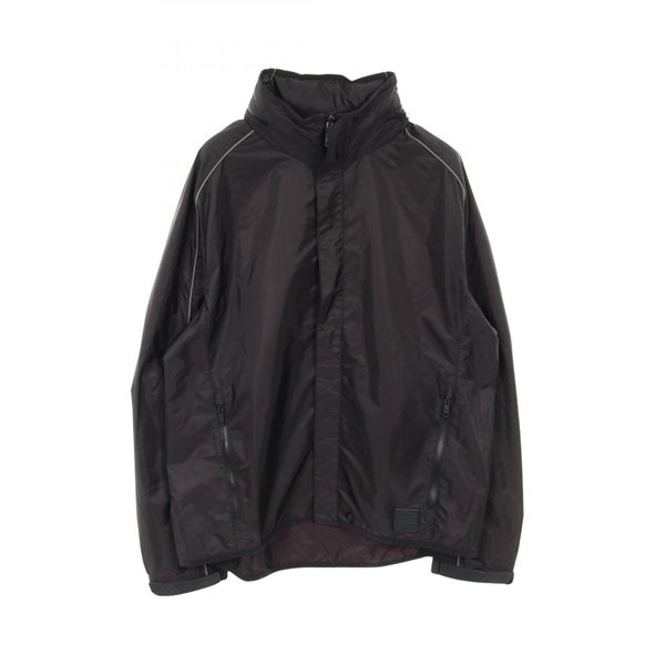 PRADA ジップ アップ ブルゾン パファージャケット 黒