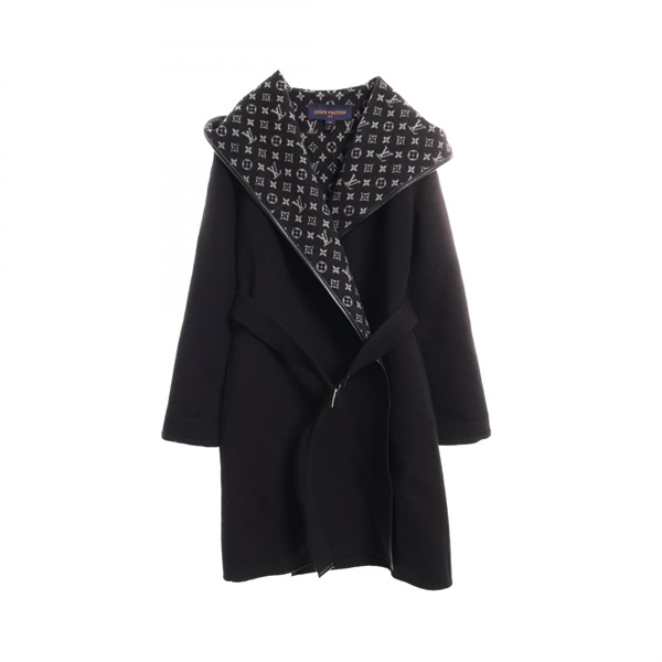 【美品】LOUIS VUITTON フーデットラップコート ルイ・ヴィトン(LOUIS VUITTON)ルイ・ヴィトン フーデッドラップコート