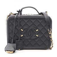 シャネル CCフィリグリー マトラッセ ショルダーバッグ バッグ レディース