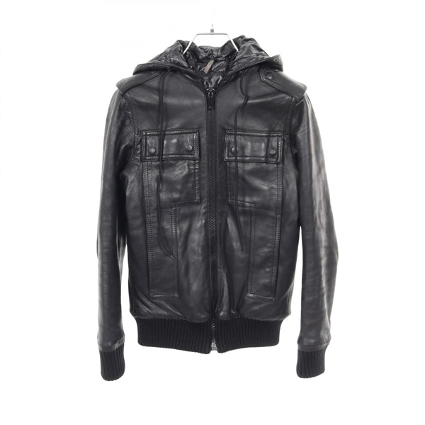 dior homme ディオールオム ０７A/W フーデットレザージャケット DIOR HOMME - ディオールオム 07AW 7H3540730046 ムートンアビエイター