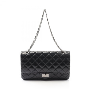シャネル(CHANEL)シャネル 2.55 マトラッセ マキシ Wフラップ