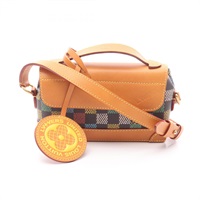 LOUIS VUITTON ルイヴィトン ダミエ ヘリテージ スティーマー ウェアラブル ウォレット ショルダーバッグ ベージュ PVCレザー アイボリー N40674 スティーマー・ウェアラブル ウォレット」N40674「2024プレフォール