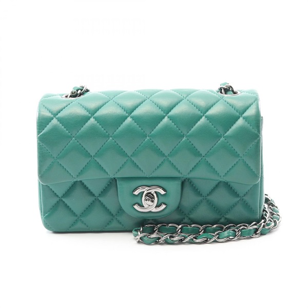 CHANEL シャネル ミニミニバッグ マトラッセ グリーン シャネル(CHANEL)シャネル ミニマトラッセ20 ショルダーバッグ バッグ