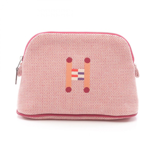 エルメス(HERMES)エルメス ボリードポーチ クレイジーH フランボワーズ  