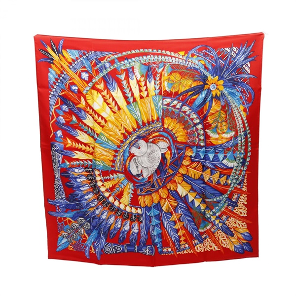 HERMES エルメス スカーフ カレ90 ダンス ・パシフィック Dance