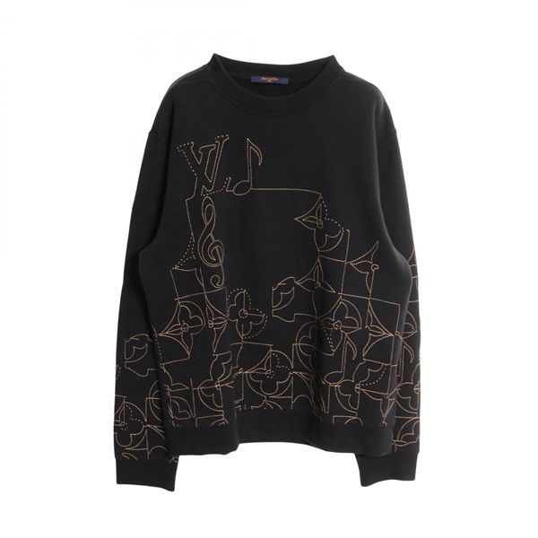 ルイヴィトン　スウェット　ミュージックライン エンブロイダード ルイ・ヴィトン(LOUIS VUITTON)ルイ・ヴィトン ミュージックライン