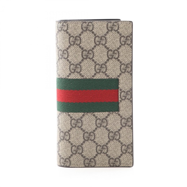 グッチ(GUCCI)グッチ シェリーライン GGスプリーム 札入れ 財布 メンズ