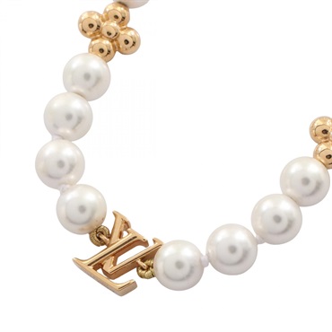 Louis Vuitton シルバーパールネックレス ルイ・ヴィトン LOUIS VUITTON ネックレス・パール フュージョン