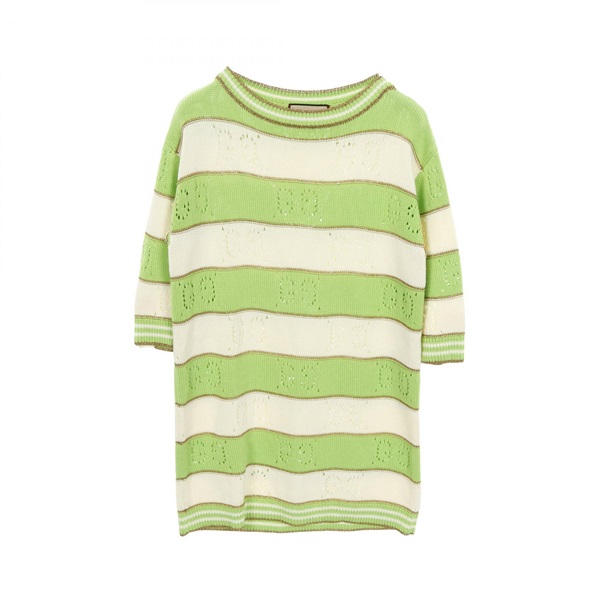 グッチ(GUCCI)グッチ GGストライプ ニット 衣料品 トップス レディース  