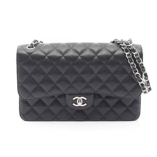 シャネル デカマトラッセ30 クラシック ラージ Wフラップ ショルダーバッグ バッグ レディース A58600