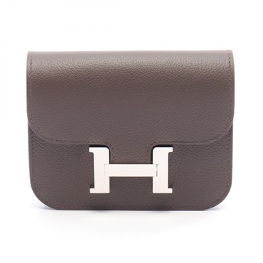 エルメス コンスタンス スリム  二つ折り財布 財布 レディース