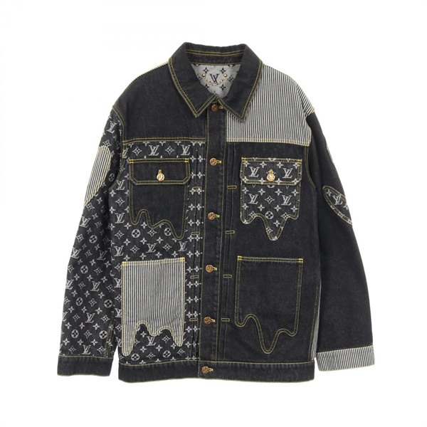 美品 LOUIS VUITTON モノグラム 異素材 切替 コルセットジャケット ルイ・ヴィトン(LOUIS VUITTON)ルイ・ヴィトン LOUIS VUITTON × NIGO