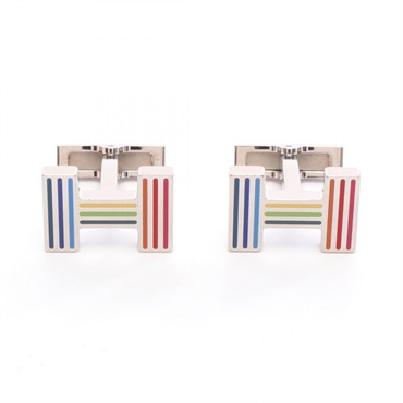 新品　HERMES クイズ　カフスリンクス エルメス(HERMES)エルメス カフリンクス クイズレインボー カフス