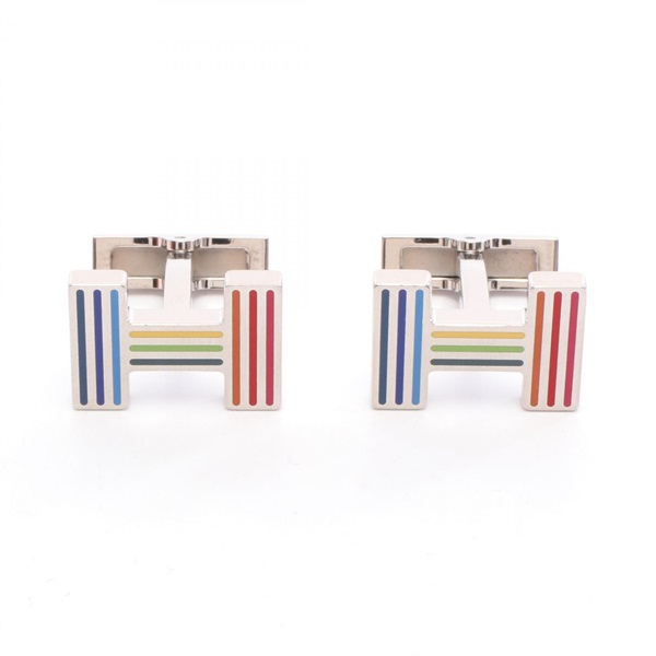 エルメス(HERMES)エルメス カフリンクス クイズレインボー カフス