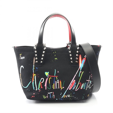 クリスチャンルブタン CABATA MINI カバタ ミニ グラフィティ ハンドバッグ バッグ レディース 1255259BK01
