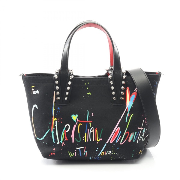 クリスチャンルブタン CABATA MINI カバタ ミニ グラフィティ ハンドバッグ バッグ レディース 1255259BK01