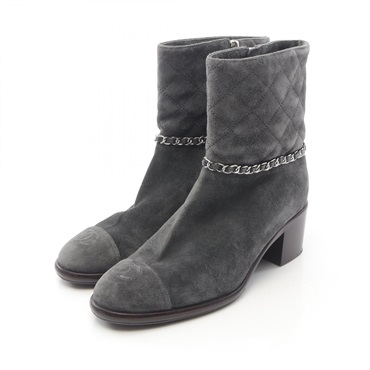 シャネル ココマーク マトラッセ ブーツ 靴 レディース G35091