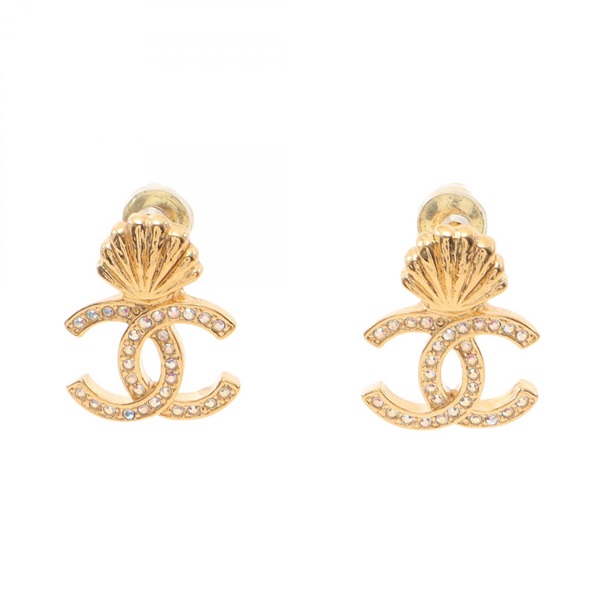 シャネル ココマーク シェル ピアス ジュエリー レディース