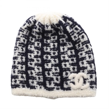 シャネル ココマーク ニットキャップ 帽子 レディース