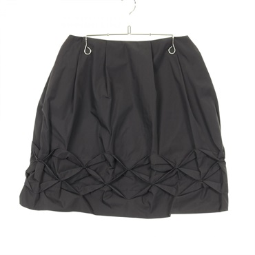 フォクシー ニューヨーク スモッキングフレア スカート 衣料品  ボトムス レディース 32134