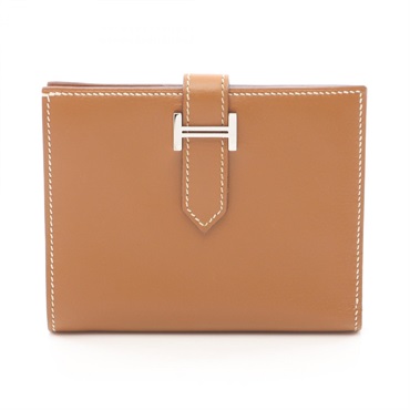 エルメス ベアンコンパクト 二つ折り財布 財布 レディース