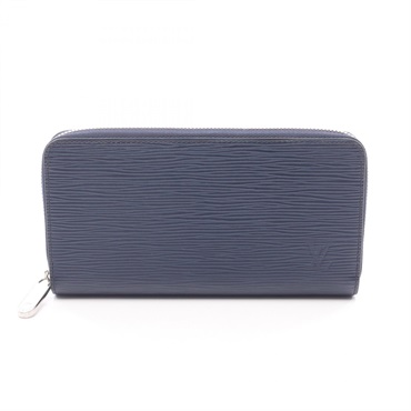 ルイ・ヴィトン ジッピーウォレット エピ アンディゴブルー ラウンド長財布 財布 メンズ レディース M61873