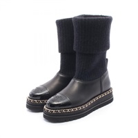 シャネル(CHANEL)シャネル ココマーク ブーツ 靴 レディース G39468