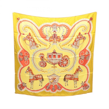 エルメス カレ90 Paperoles スカーフ 衣料品 レディース