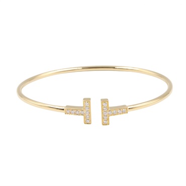 ティファニー Tワイヤーブレスレット ダイヤ ブレスレット アクセサリー レディース 60010754