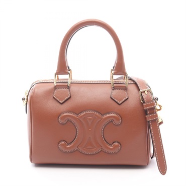 セリーヌ スモール ボストン キュイル トリオンフ ハンドバッグ バッグ レディース 4716824