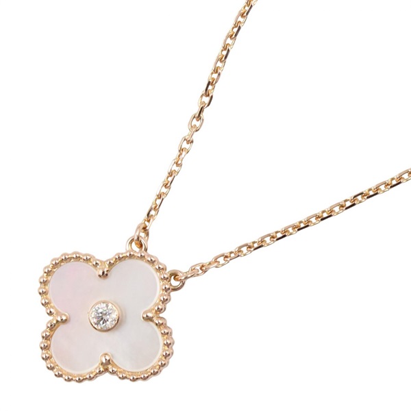 ヴァンクリーフ＆アーペル ヴィンテージアルハンブラ マザーオブパール 1PD ネックレス ネックレス ジュエリー レディース