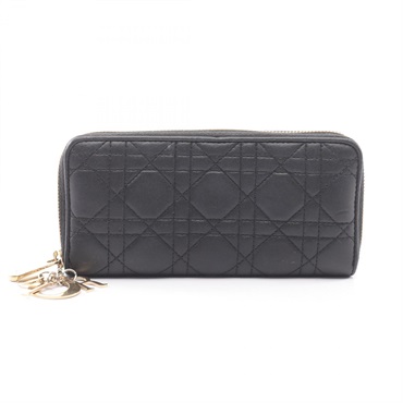 クリスチャンディオール レディディオール カナージュ ラウンド長財布 財布 レディース