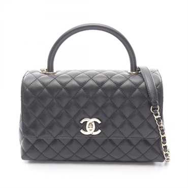 シャネル ココハンドル29 トップハンドル フラップ バッグ マトラッセ 2WAY ハンドバッグ バッグ レディース A92991