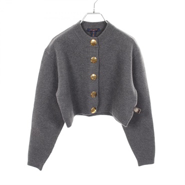 ルイ・ヴィトン コンパクト ニット クロップド カーディガン 衣料品 トップス レディース RW232W AMO FPKC17