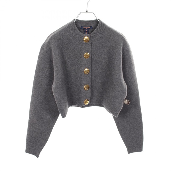 ルイ・ヴィトン コンパクト ニット クロップド カーディガン 衣料品 トップス レディース RW232W AMO FPKC17