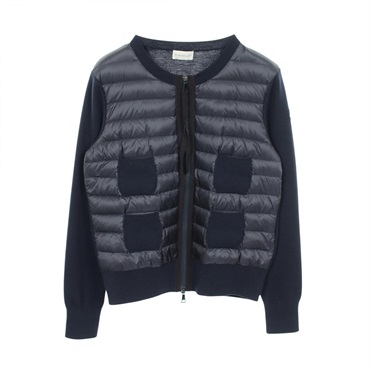 モンクレール カーディガン 切替 ダウンジャケット 衣料品 アウター レディース