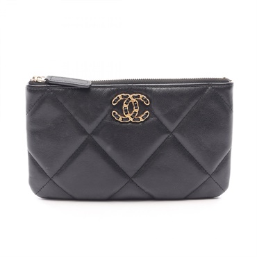 シャネル CHANEL19 マトラッセ ポーチ バッグ レディース