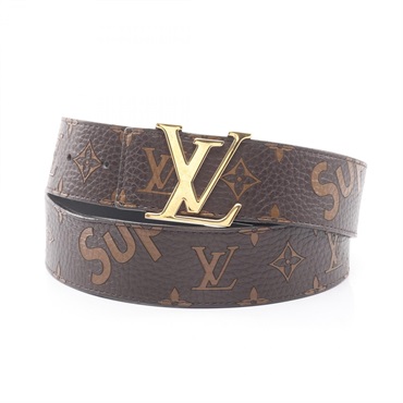 ルイ・ヴィトン LOUIS VUITTON × Supreme サンチュール LVイニシャル ベルト 衣料品 メンズ MP016