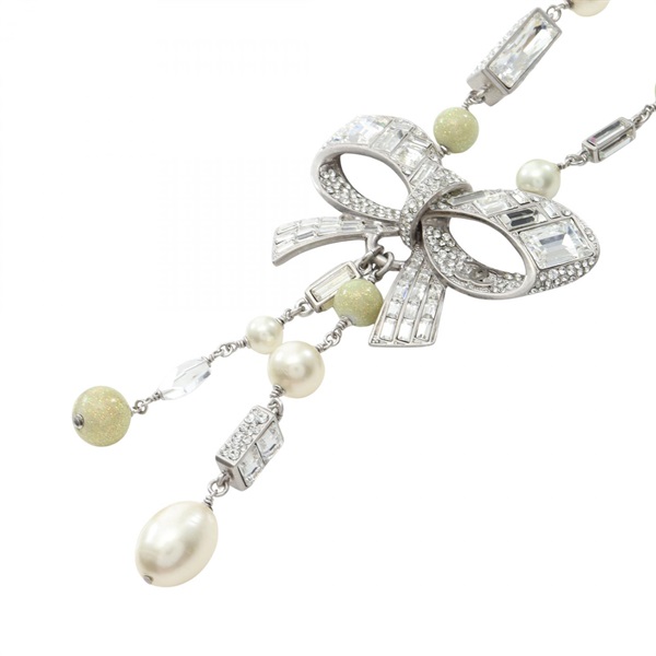 シャネル ココマーク リボン ネックレス ジュエリー レディース