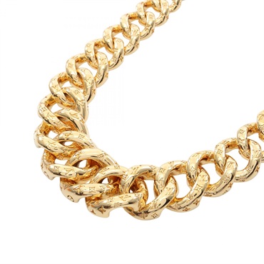 ルイ・ヴィトン コリエ 2D サークルチェーン モノグラム ネックレス ジュエリー メンズ M00398