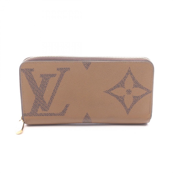 ルイ・ヴィトン ジッピーウォレット モノグラムジャイアントリバース ラウンド長財布 財布 レディース M69353