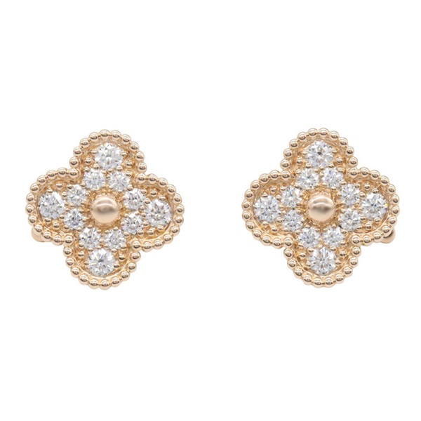 ヴァンクリーフ＆アーペル ヴィンテージアルハンブラ ダイヤ ピアス ピアス ジュエリー レディース VACRP2R500