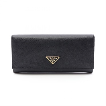 プラダ SAFFIANO TRIANG 二つ折り長財布 財布 レディース 1MH132
