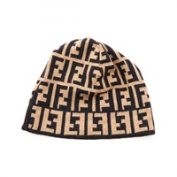 フェンディ(FENDI)フェンディ ズッカ ニットキャップ 帽子 レディース