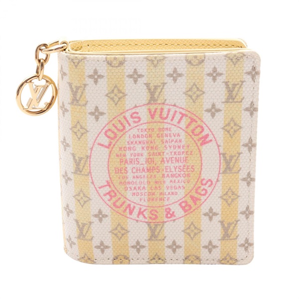 ルイ・ヴィトン ポケットウォレット LV チャーム 二つ折り財布 財布 レディース M29033