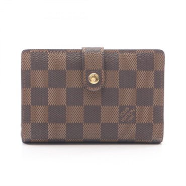 ルイ・ヴィトン ポルトフォイユ ヴィエノワ ダミエエベヌ 二つ折り財布 財布 レディース N61674