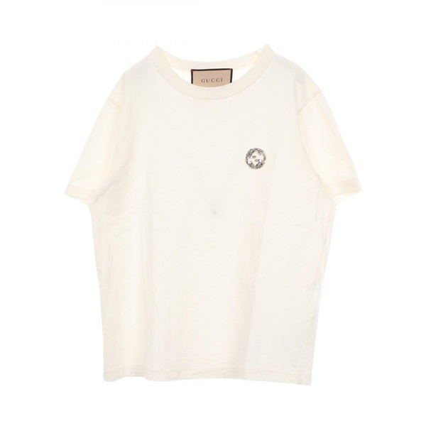グッチ インターロッキングG ビジュー 半袖Tシャツ 衣料品 トップス レディース