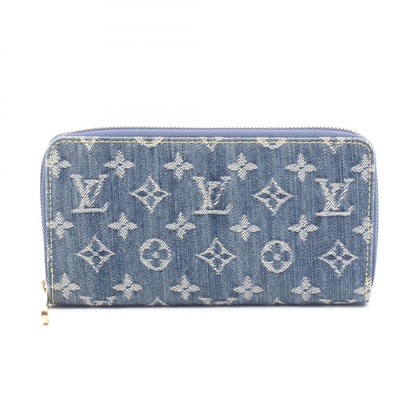 ルイ・ヴィトン ジッピーウォレット モノグラムデニム ラウンド長財布 財布 メンズ レディース M95341
