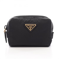 プラダ(PRADA)プラダ 三角プレート ポーチ バッグ レディース